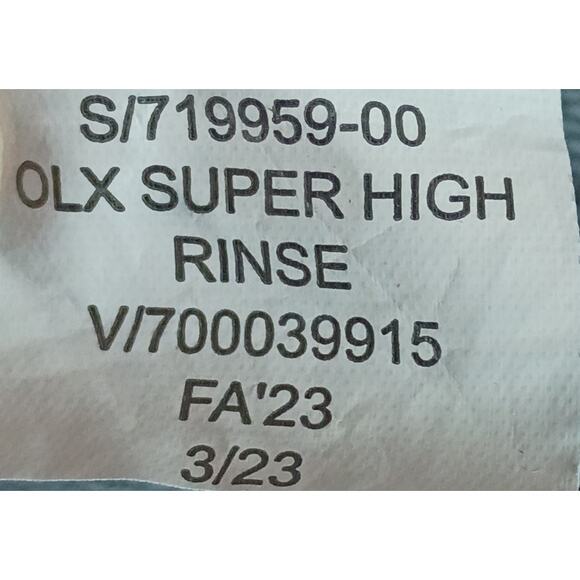 Banana Republic Women 28/6  Ultra Hi Rise Straight Leg Raw Hem Denim Jeans - Picture 6 of 7